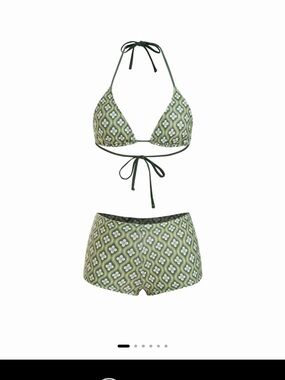 Cider bottoms- GEOMETRIC FLORAL SHORTS BIKINI SHORTS ONLY